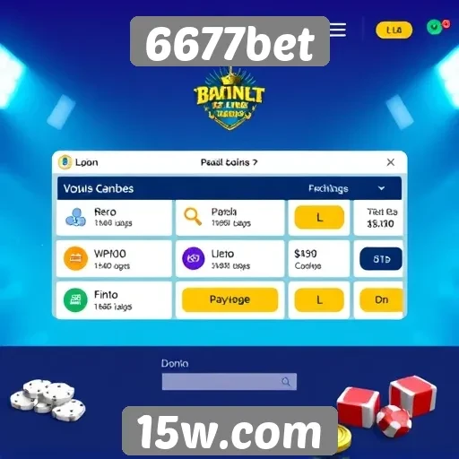 Mudanças na interface do usuário do 6677bet